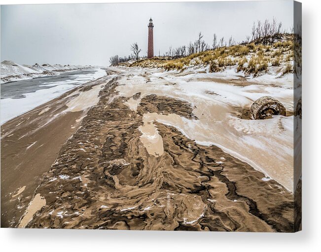 Lighthouse Acrylic Print featuring the photograph Chocolate Swirl by Joe Holley