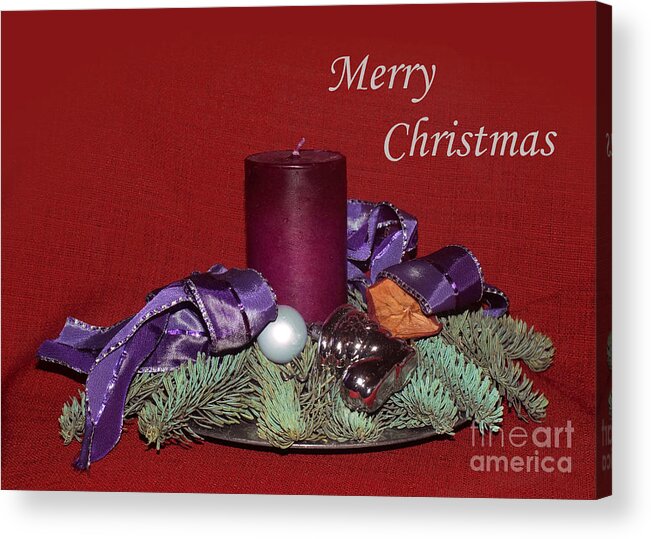 Prott Acrylic Print featuring the photograph Christmas Card 2 by Rudi Prott