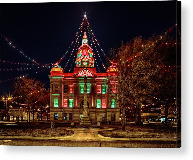 Minden Acrylic Print featuring the photograph Christmas City by Susan Rissi Tregoning