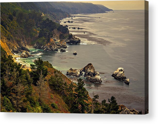 Beach Acrylic Print featuring the photograph Coast Line by Maria Coulson