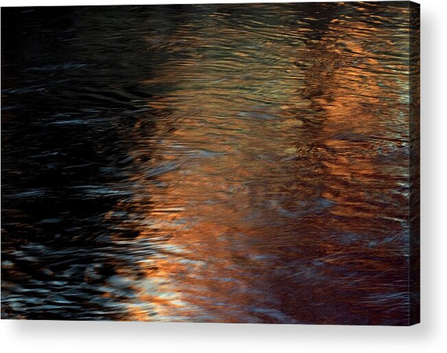 Water Reflection Acrylic Print featuring the photograph Copper Water by Kenneth Campbell