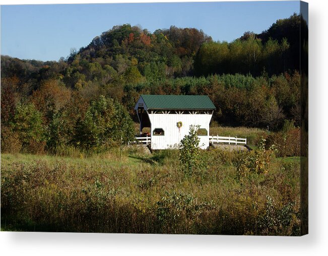 Landscape.scenic Acrylic Print featuring the photograph Core Hollow Creek by Linda Mishler