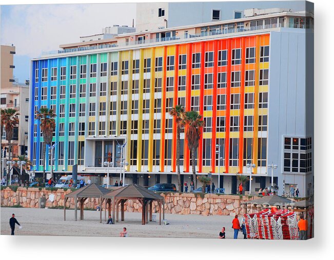 Psi Acrylic Print featuring the photograph Dan Hotel, Tel Aviv g by Tomi Junger