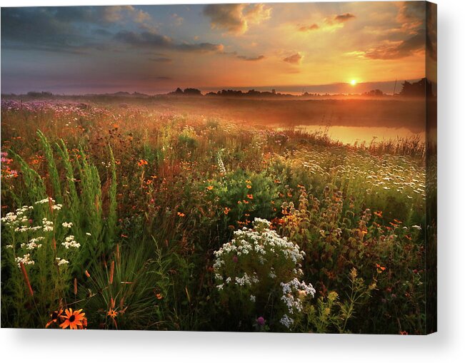 Sunset Acrylic Print featuring the photograph Divine Palette by Rob Blair