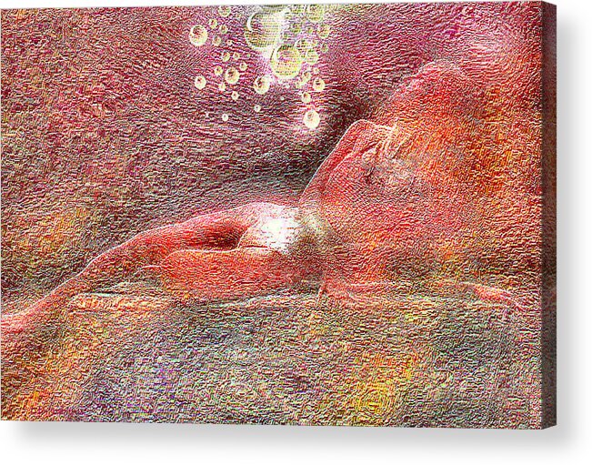 Dream Acrylic Print featuring the mixed media Dream State by Tyler Robbins