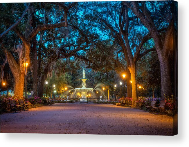 Savannah Acrylic Print featuring the photograph Early Morning Savannah by Matt Hammerstein