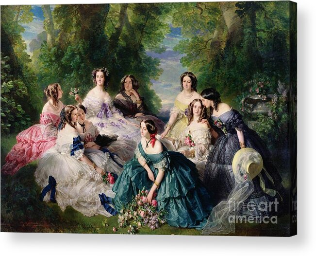 Fashion and Politics in Franz Xaver Winterhalter's Portrait of The Empress  Eugénie surrounded by her Ladies-in-Waiting