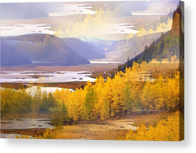 Fall Acrylic Print featuring the photograph Fall in the Rockies by Marty Koch
