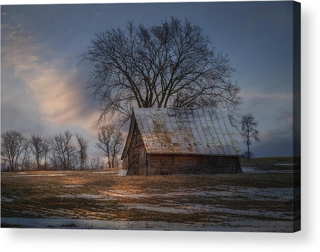 Farm Shed Acrylic Print featuring the photograph Farm Shed 2016-1 by Thomas Young