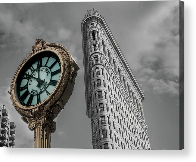 America Acrylic Print featuring the photograph Flatiron Building by Kyle Lee