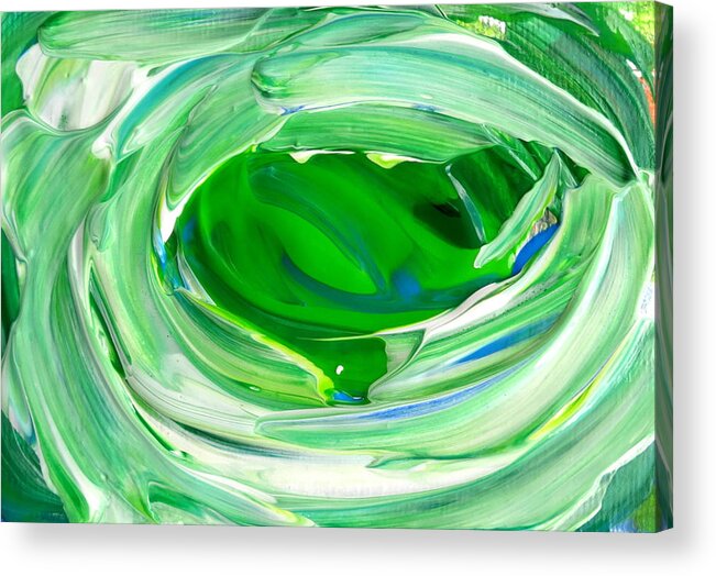 Surf Acrylic Print featuring the photograph Foam1 by Fred Wilson