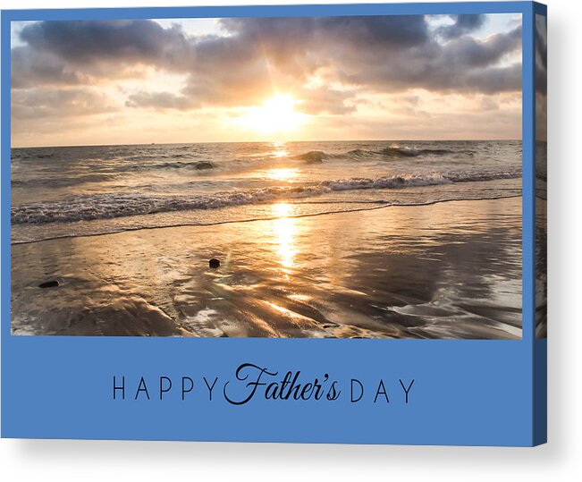 Father's Day Acrylic Print featuring the photograph For Dad by Alison Frank