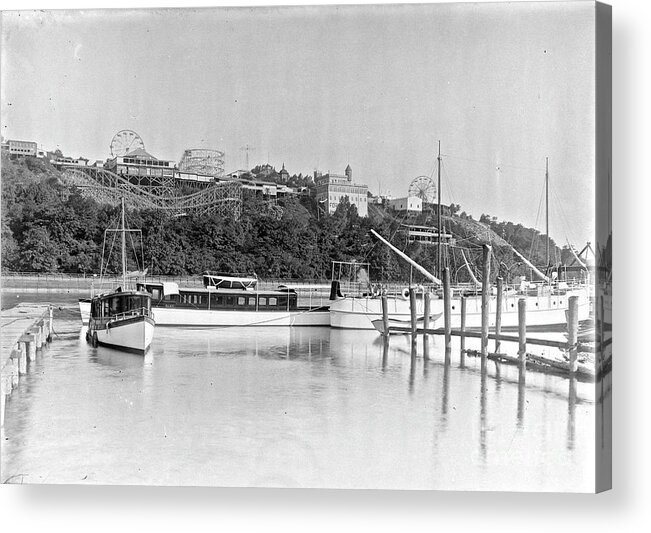 Fort George Acrylic Print featuring the photograph Fort George Amusement Park by Cole Thompson