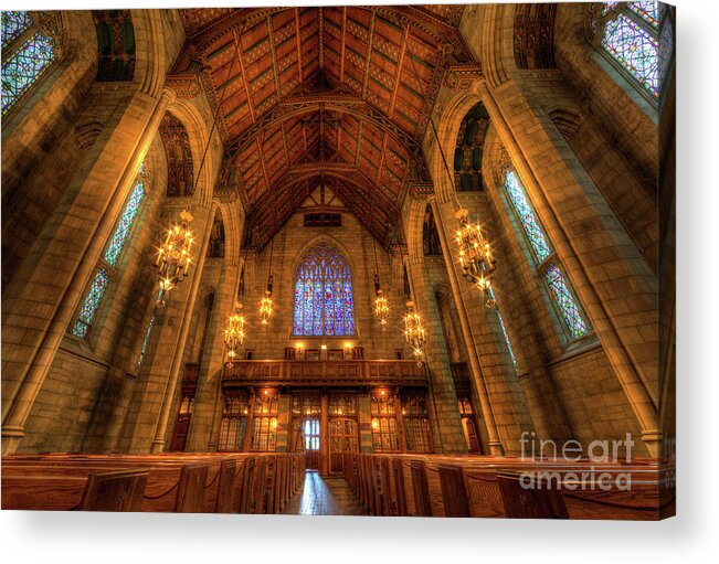 Architecture Acrylic Print featuring the photograph Fourth Presbyterian Church Chicago III by Wayne Moran