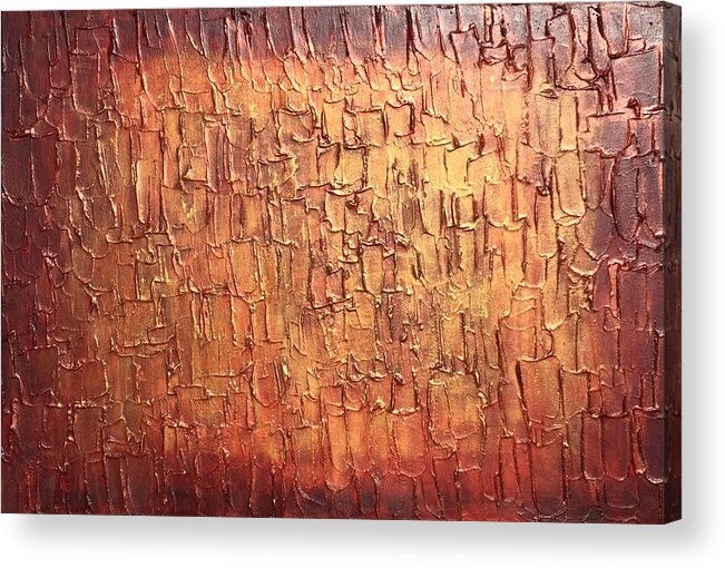  Acrylic Print featuring the painting Glow by Linda Bailey
