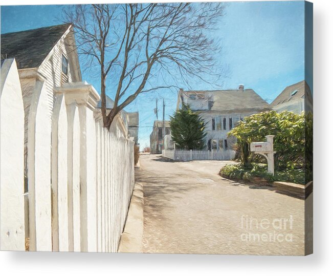 Provincetown Acrylic Print featuring the photograph Gosnold St. Provincetown by Michael James