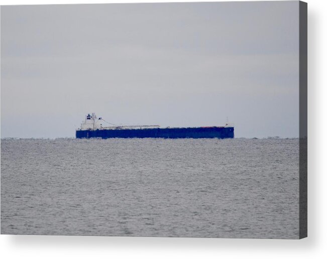 Lake Superior Acrylic Print featuring the photograph Gray Day by Hella Buchheim