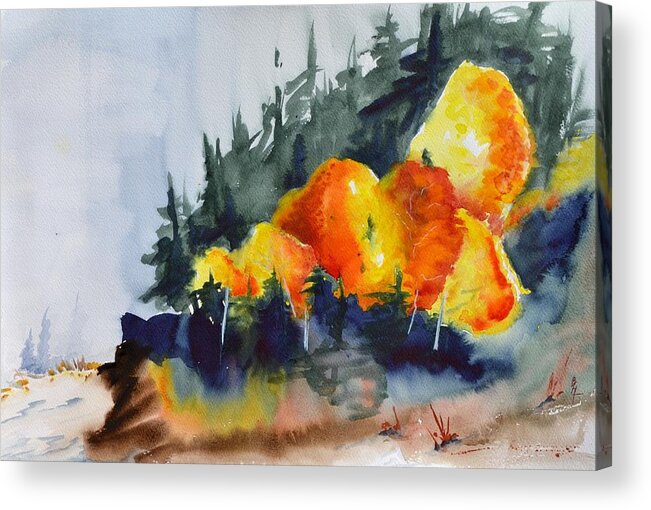 Great Balls Of Fire Acrylic Print featuring the painting Great Balls Of Fire by Beverley Harper Tinsley