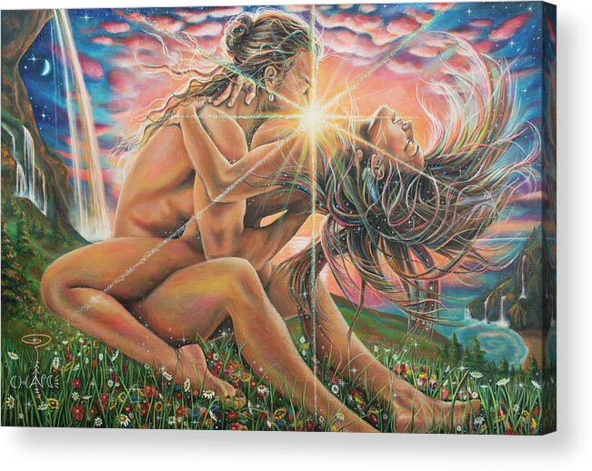 Holy Acrylic Print featuring the painting Holy Beloved by Robyn Chance