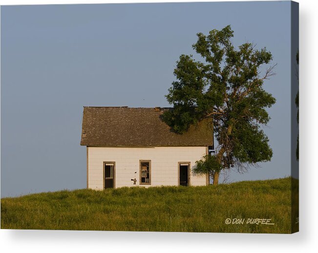 House Acrylic Print featuring the photograph House On The Hill by Don Durfee