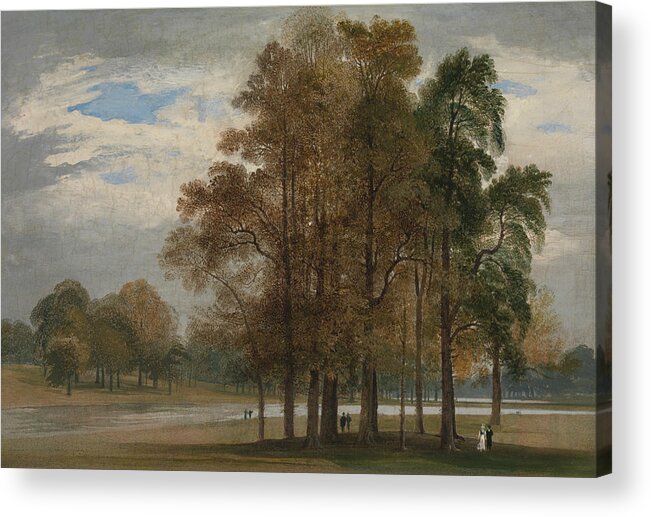 John Martin Acrylic Print featuring the painting Hyde Park by John Martin