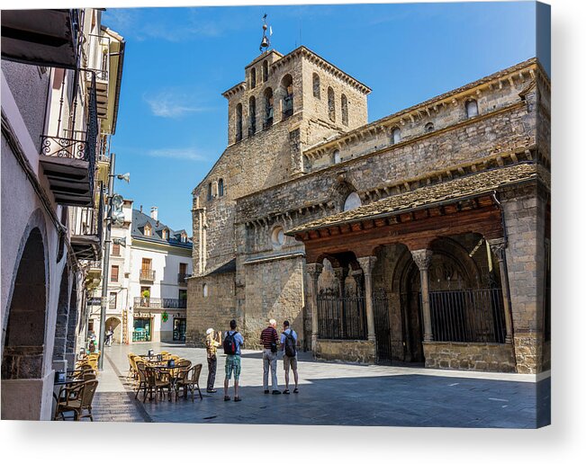 Jaca Acrylic Print featuring the photograph Jaca, Spain. Romanesque cathedral by Ken Welsh