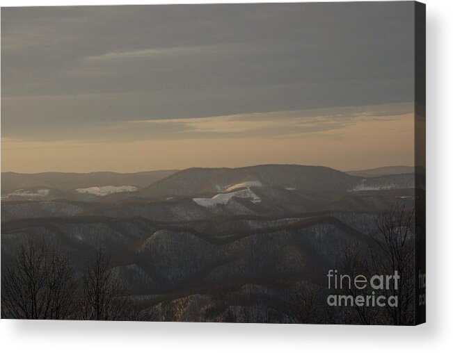 Winter Acrylic Print featuring the photograph January Evening by Randy Bodkins