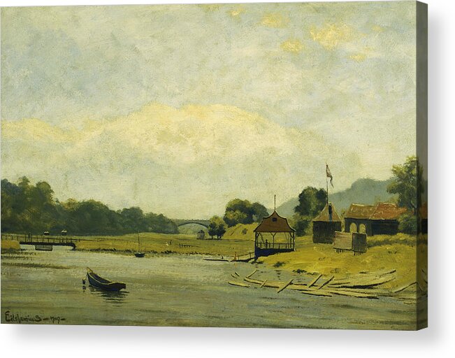 19th Century Art Acrylic Print featuring the painting Kingsbridge by Louis Michel Eilshemius