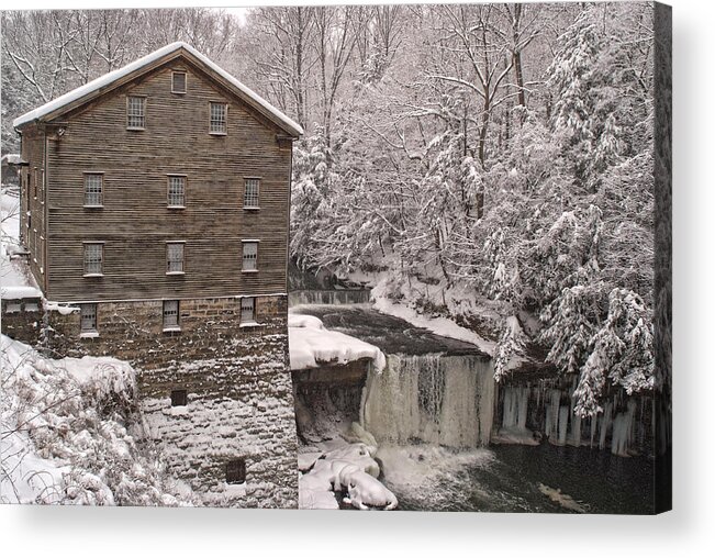 Lanterman's Mill Acrylic Print featuring the photograph Lanterman's Mill by Michael McGowan