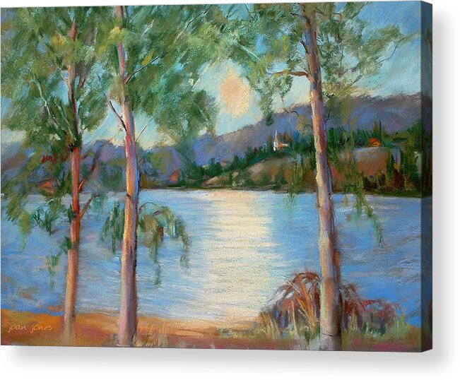 Lauvlia Acrylic Print featuring the painting Lauvlia by Joan Jones