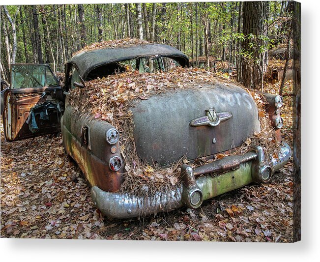 Buick Eight Acrylic Print featuring the photograph Left Behind by Patrice Zinck