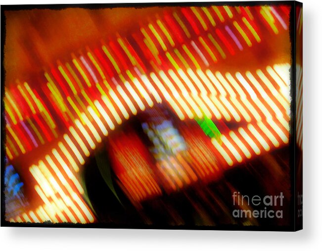 Casino Acrylic Print featuring the photograph Lights in the Casino by Judi Bagwell