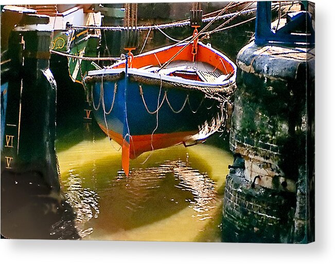 London Acrylic Print featuring the photograph London Boat by Jim Proctor