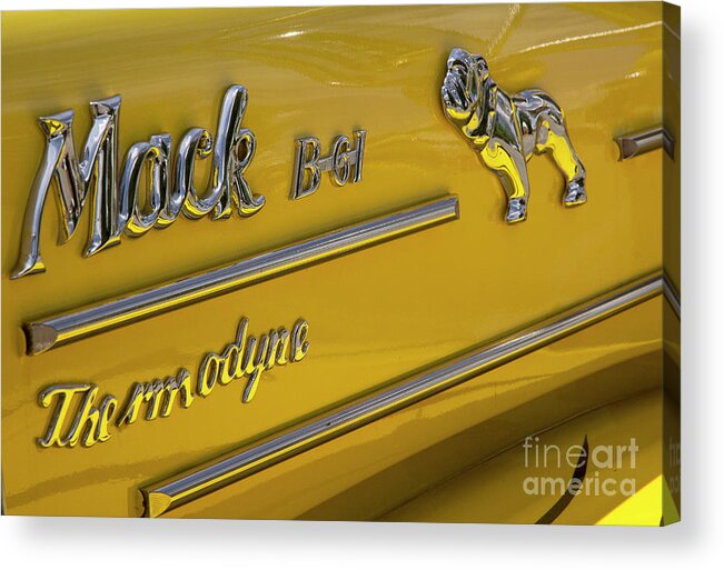 Mack Truck Acrylic Print featuring the photograph Mack B-61 by Mike Eingle