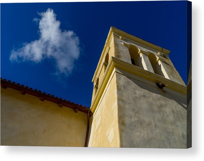 Church Acrylic Print featuring the photograph Man and Nature by Derek Dean