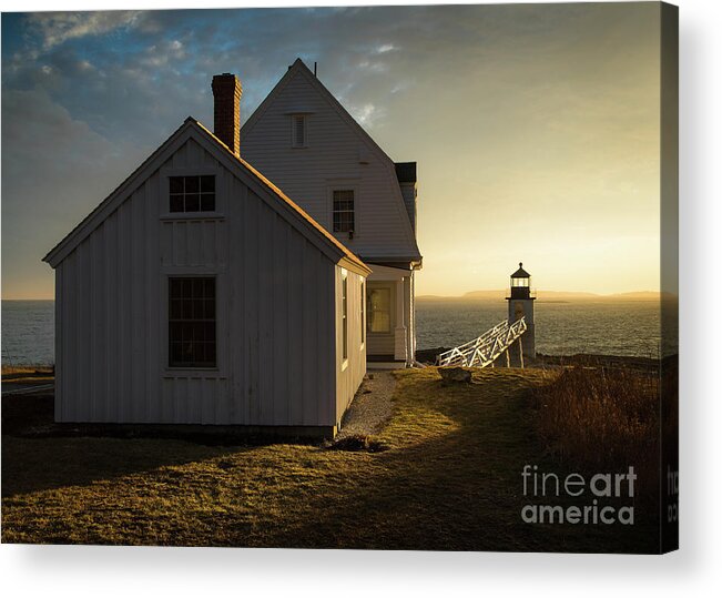 Art Acrylic Print featuring the photograph Marshall Point Keeper's House by Benjamin Williamson
