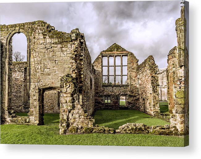 Castle Acrylic Print featuring the photograph Medieval Ruins by Nick Bywater