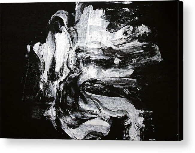 Meditation Acrylic Print featuring the painting Meditation Meltdown by Jeff Klena