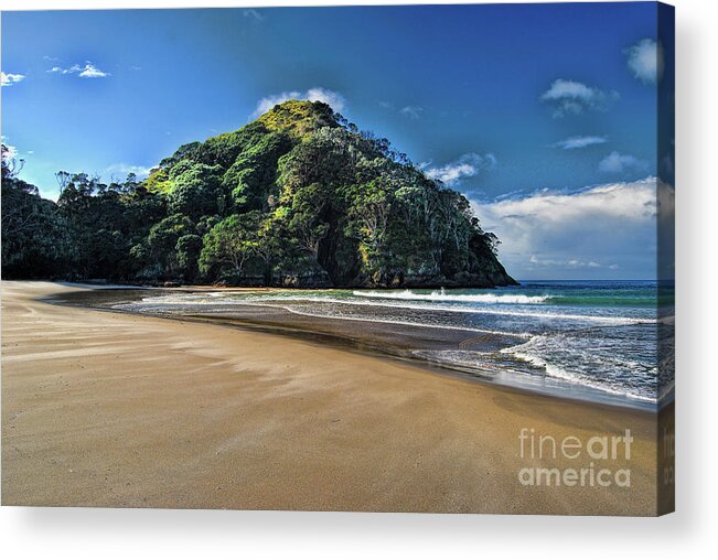 New Zealand Acrylic Print featuring the photograph Medlands Beach by Karen Lewis