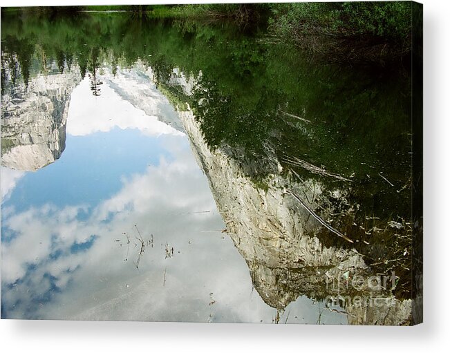 Mirror Lake Acrylic Print featuring the photograph Mirrored by Kathy McClure
