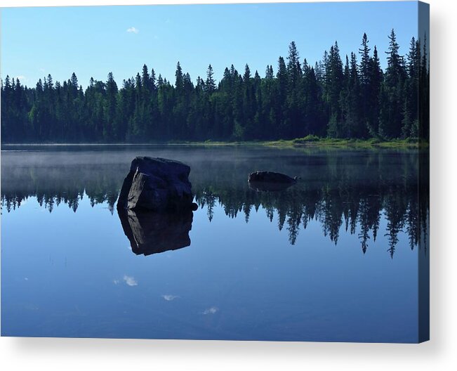 Outdoors Acrylic Print featuring the photograph Misty Summer Morning by David Porteus