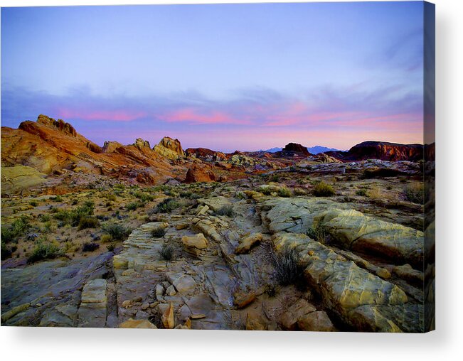 Landscape Acrylic Print featuring the photograph Morning Sky by Stephen Campbell