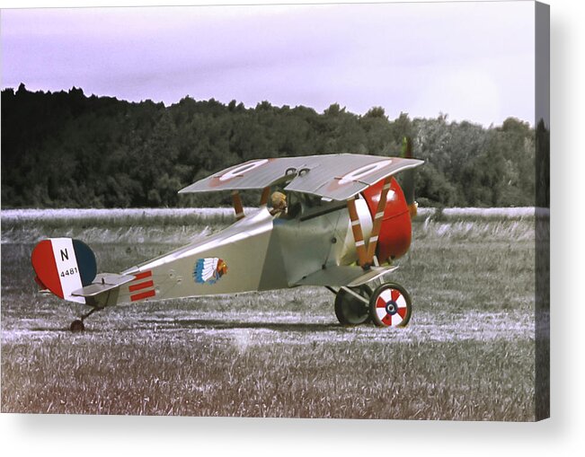 Aviation Acrylic Print featuring the photograph Nieuport 17 by Guy Whiteley