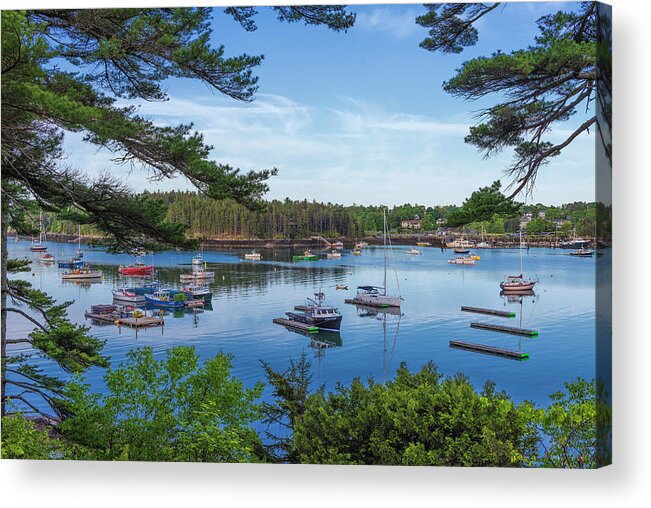Maine Acrylic Print featuring the photograph Northeast Harbor #1 by Dennis Kowalewski