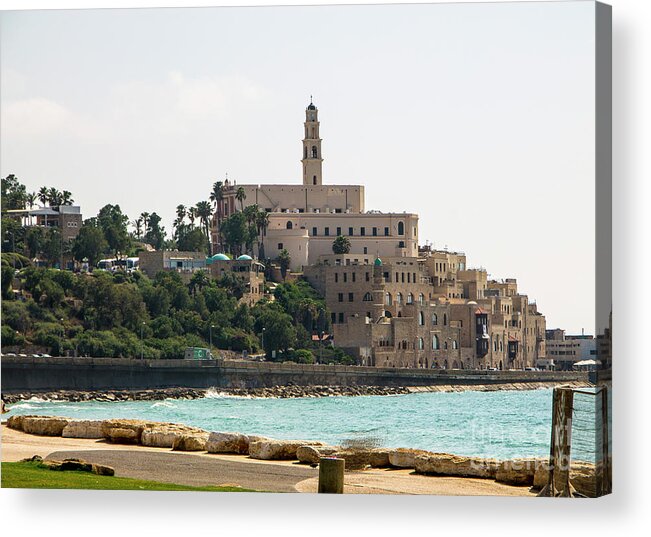 Sea Acrylic Print featuring the photograph Old Jaffa by Adriana Zoon