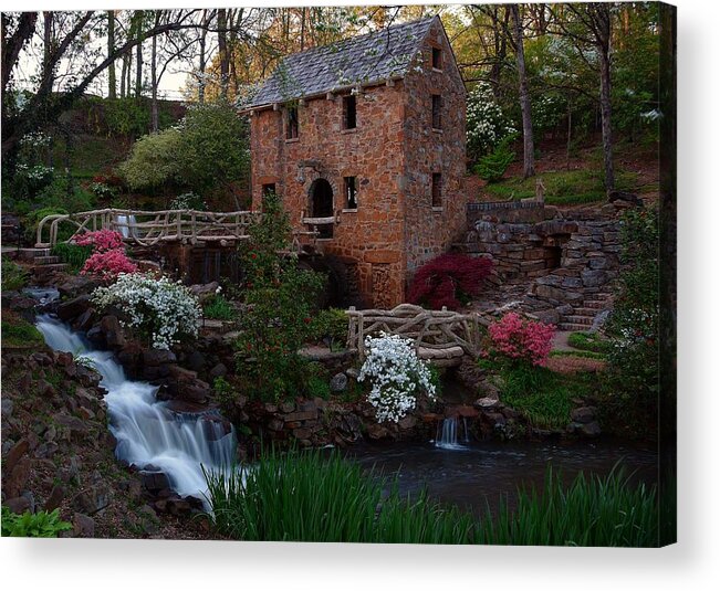 Old Mill Acrylic Print featuring the photograph Old Mill by Renee Hardison