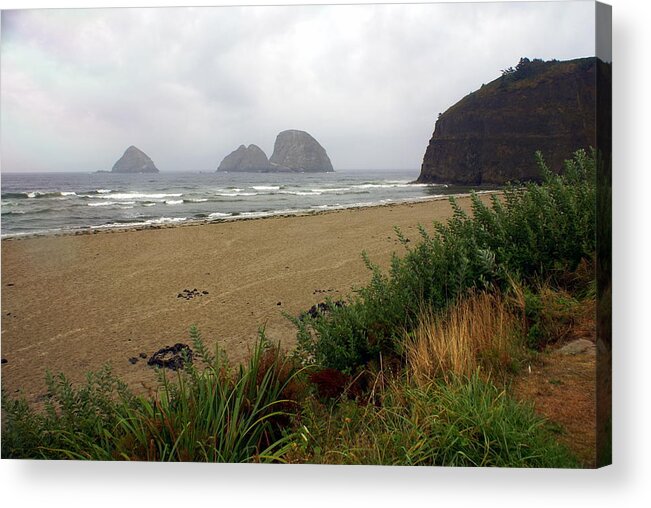 Ocean Acrylic Print featuring the photograph Oregon Coast 2 by Marty Koch