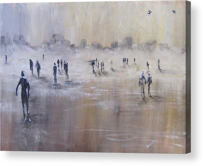 Mist Acrylic Print featuring the painting Out of the Mist by Barbara O'Toole