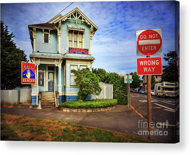 American Acrylic Print featuring the photograph Palm Reader House by Craig J Satterlee