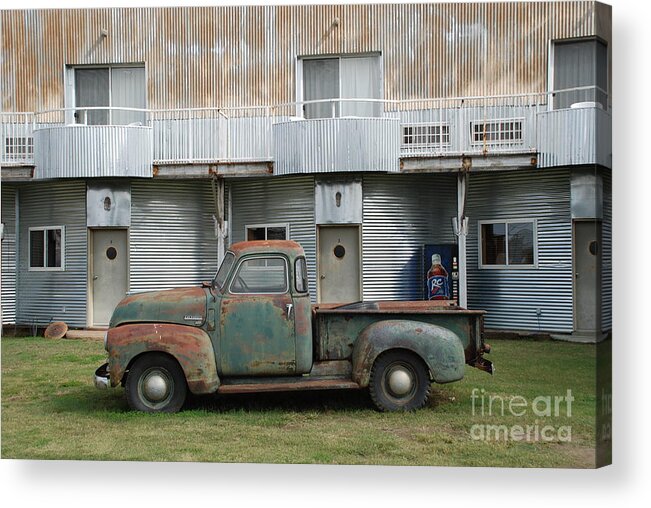 Shack Up Inn Acrylic Print featuring the photograph Pick Up by Jim Goodman